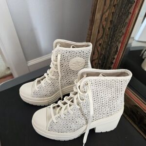 Women's Converse High-Top Knit Sneakers